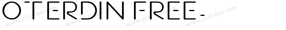 Oterdin Free字体转换
